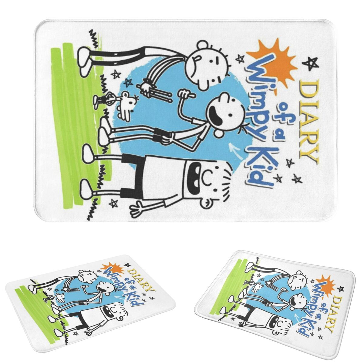 Kids Outdoor Floor Cushions - Diary Of A Wimpy Kid Anti-slip
