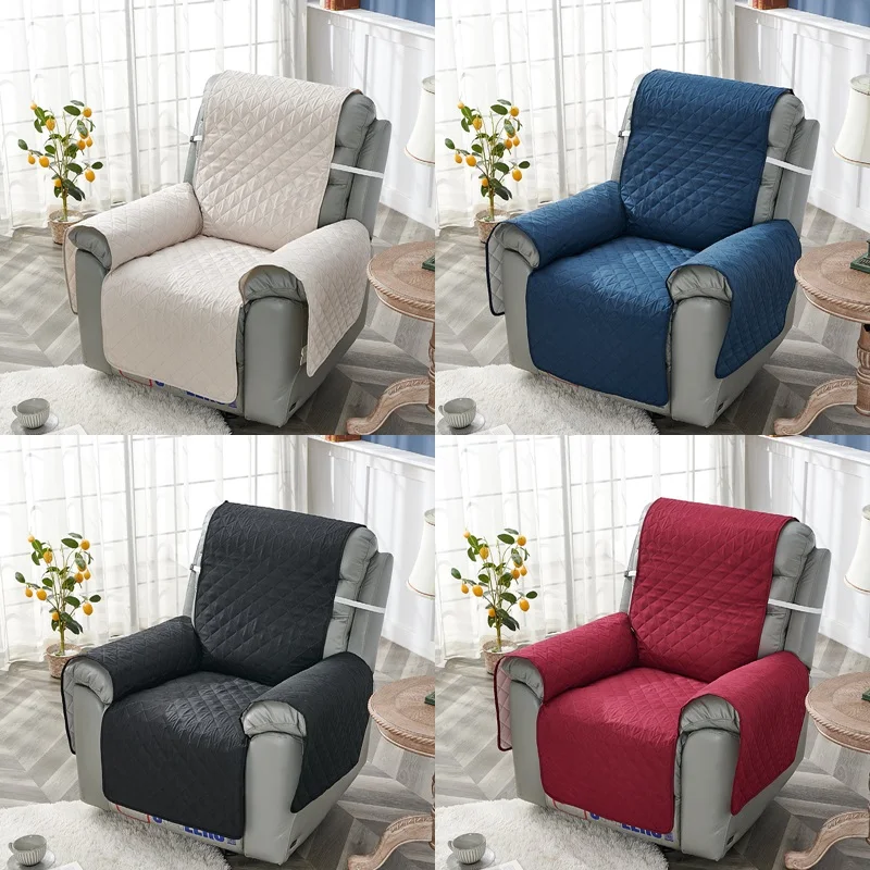 Kids Outdoor Lounge Chair With Umbrella - Quilted Recliner Sofa Cover Dogs Pets
