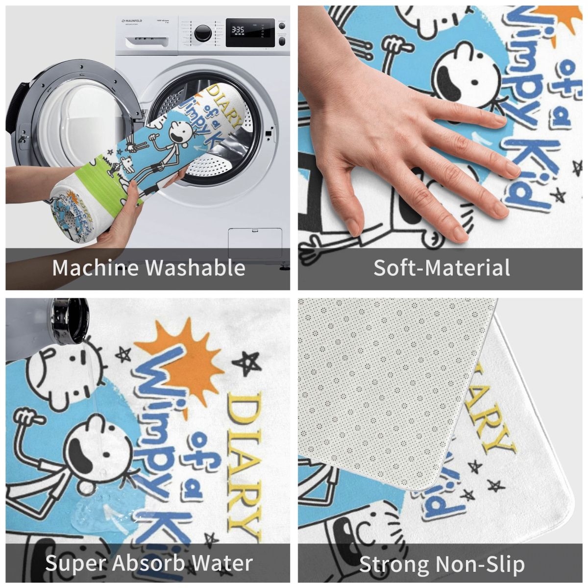 Diary Of A Wimpy Kid Anti-slip - Kids Outdoor Floor Cushions recension och pris