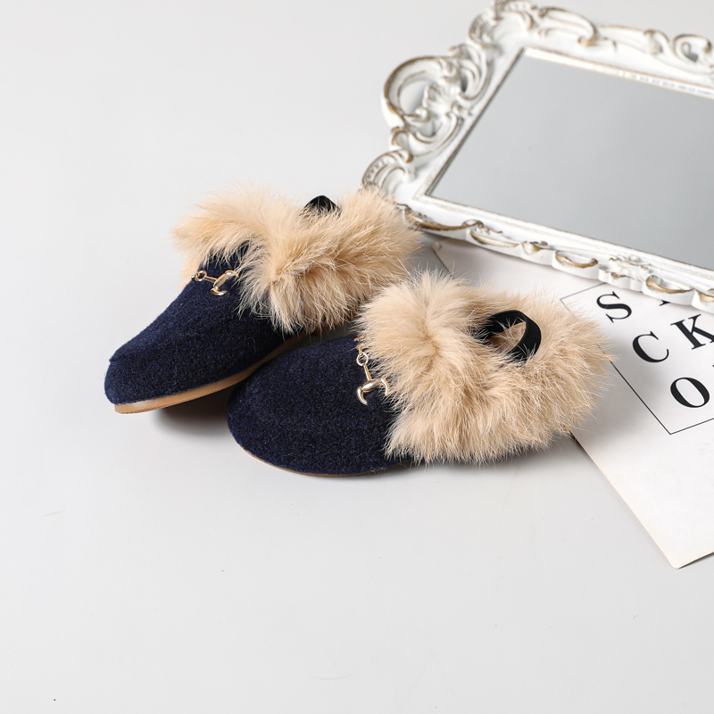 AS New Kids Fur Shoes Children - Kids Indoor Outdoor Slippers recension och pris
