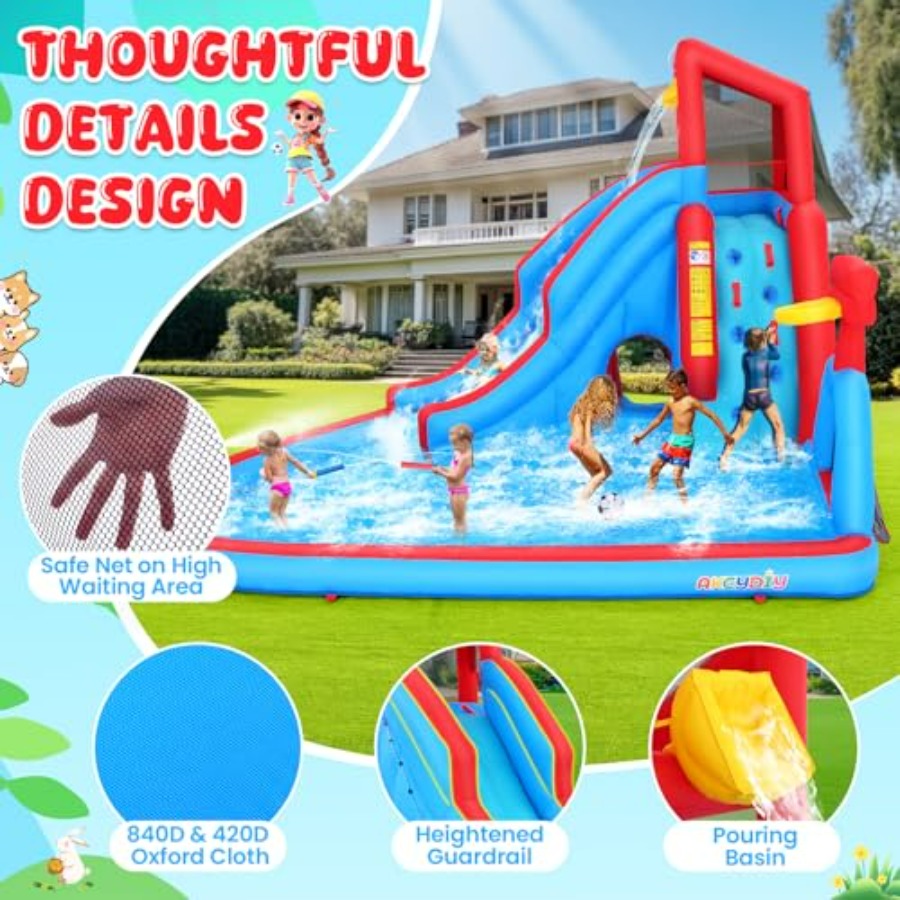 Backyard outdoor water slide i - Kids Outdoor Climbing recension och pris