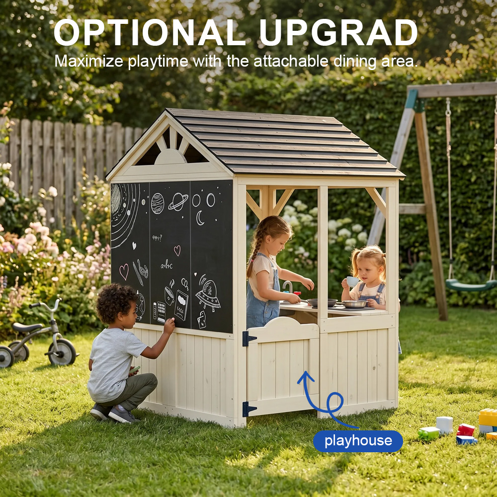 Garden Buildings Furniture Kid - Kids Outdoor Wooden Playset recension och pris