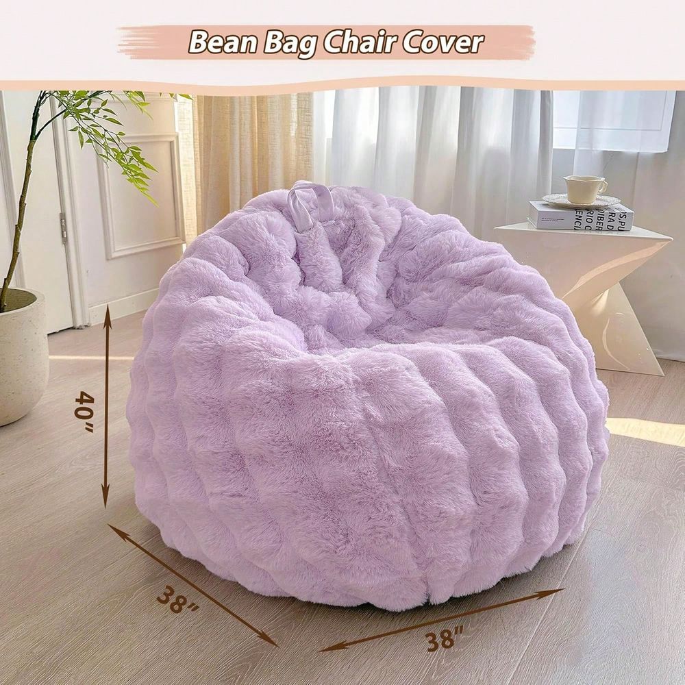 Faux Rabbit Fur Bean Bag Cover - Kids Outdoor Bean Bag recension och pris