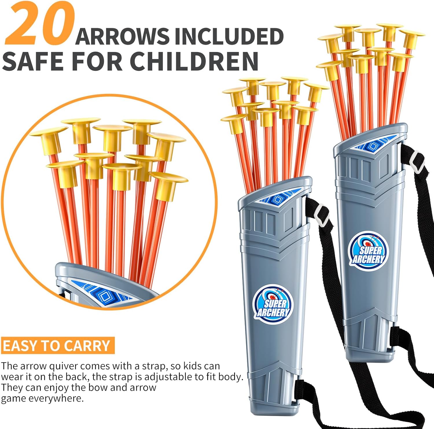 Bow and Arrow Set for Kids -Ar - Kids Outdoor Archery Set recension och pris
