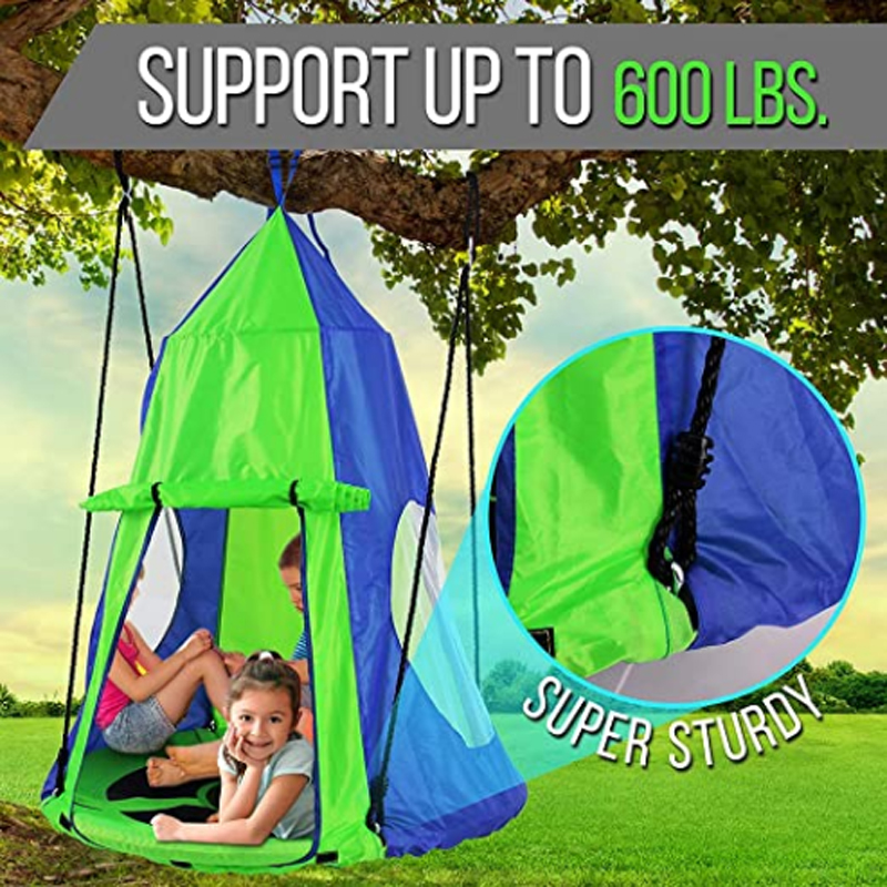 Kids Hanging Chair Tent Swing  - Kids Outdoor Nest Swing recension och pris