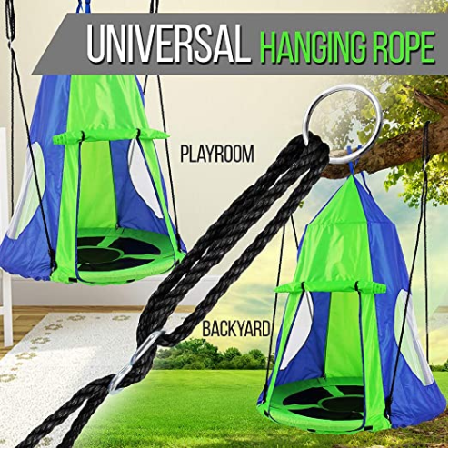 Kids Hanging Chair Tent Swing  - Kids Outdoor Nest Swing recension och pris