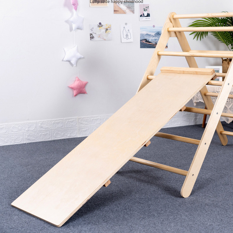 Foldable Wooden Triangle Climb - Kids Outdoor Wooden Playset recension och pris