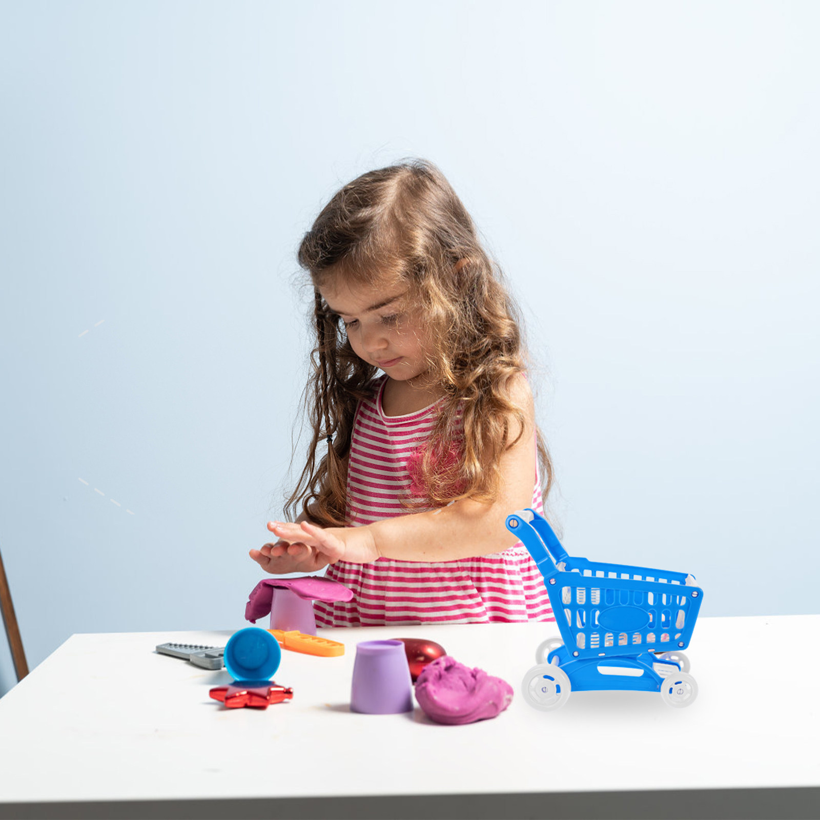 Mini Supermarket Shopping Cart - Kids Indoor Outdoor Cart recension och pris