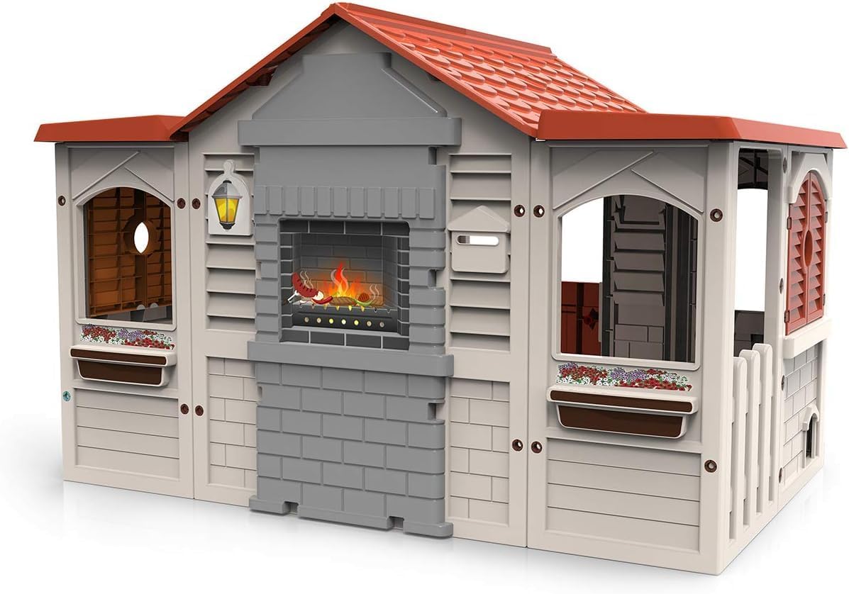 Le Chalet Grand Cottage Playho - Kids Outdoor Playhouse recension och pris