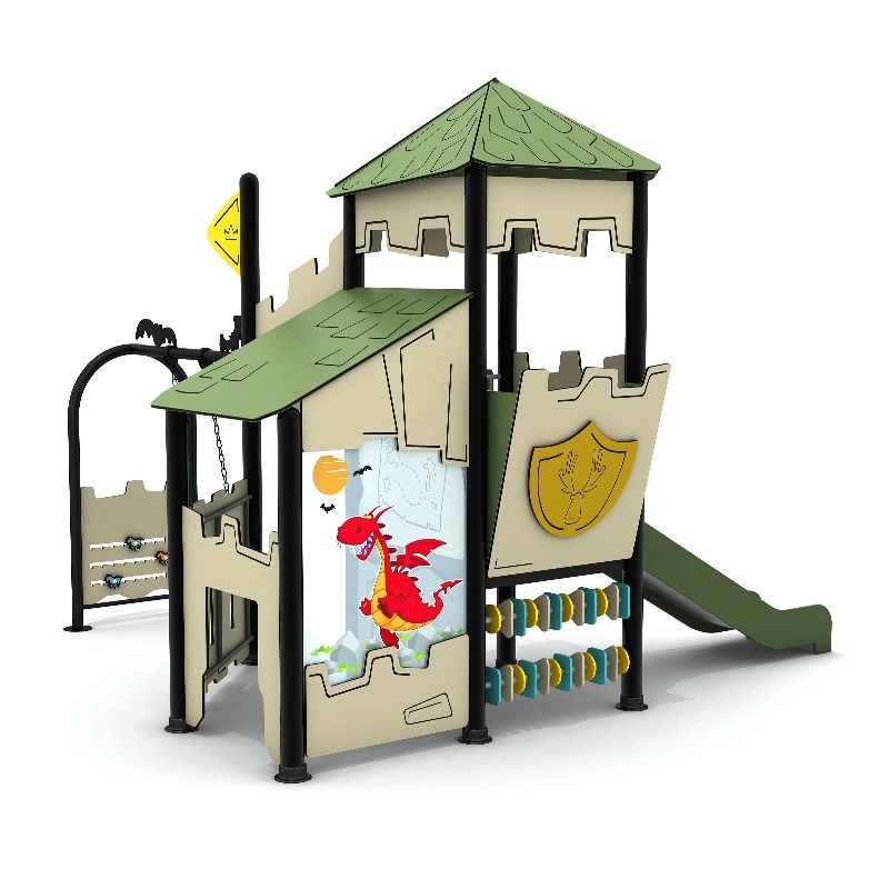 Wooden Outdoor Playground Set  - Kids Outdoor Wooden Playset recension och pris