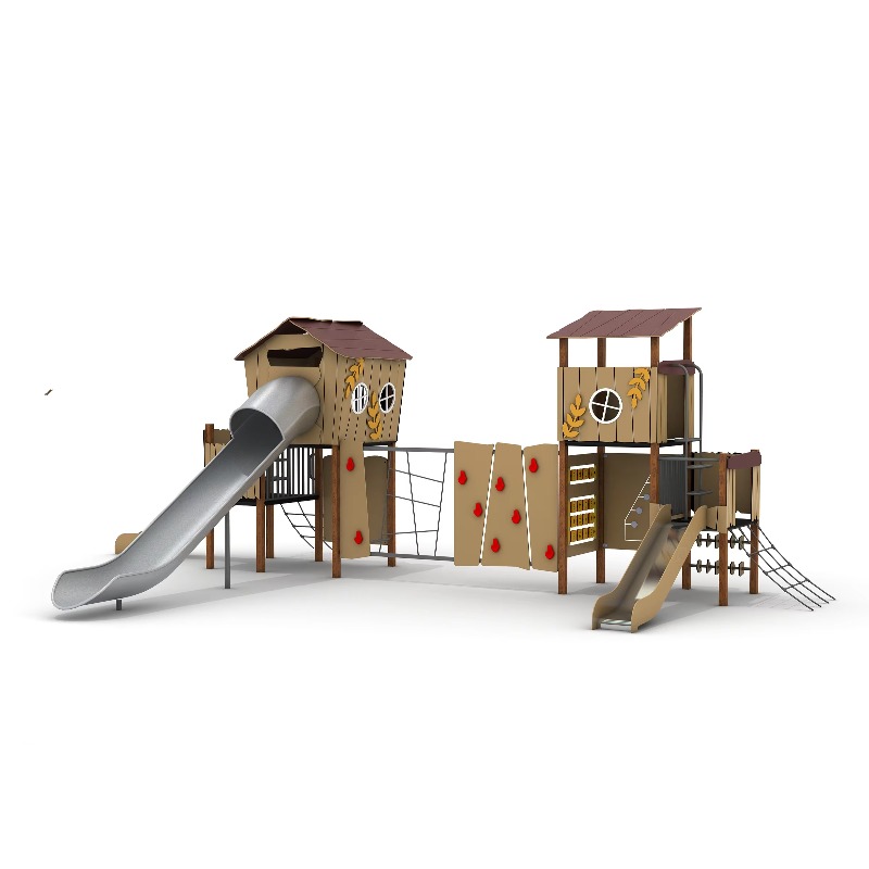 Wooden Outdoor Playground Set  - Kids Outdoor Wooden Playset recension och pris