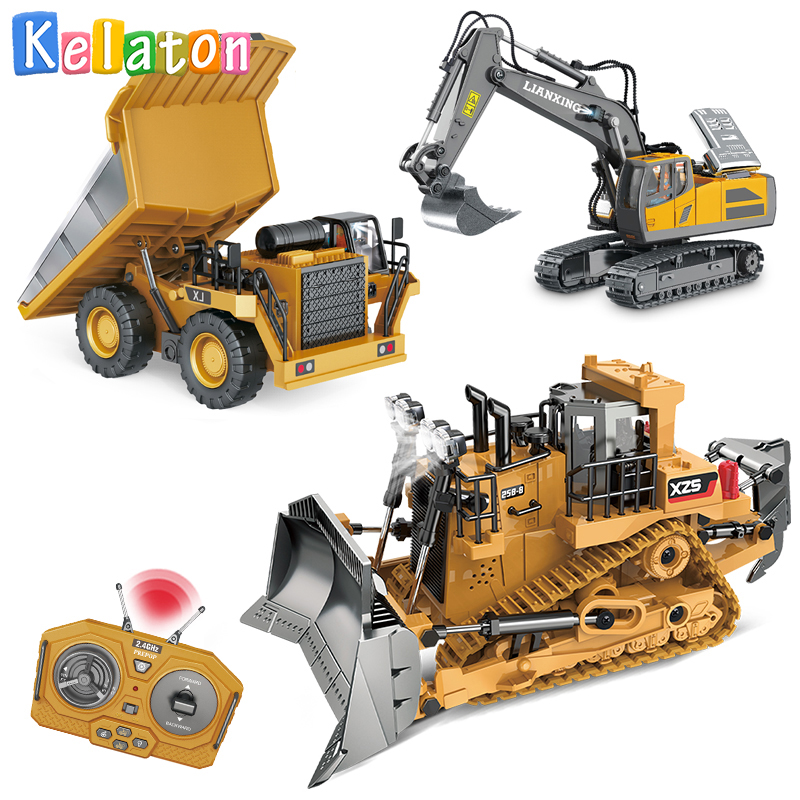 1: 20 Electric Engineering Rem - Kids Outdoor Excavator recension och pris
