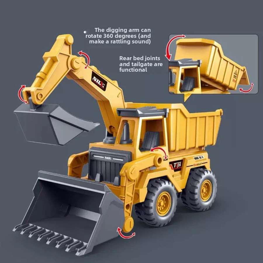 1pcs Excavator Truck Model Toy - Kids Outdoor Excavator recension och pris