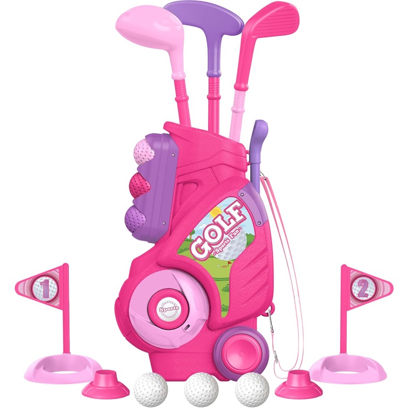Toddler Golf Club Set Kids Gol - Kids Indoor Outdoor Cart recension och pris