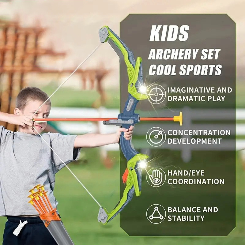 Kids Archery Bow and Arrow Set - Kids Outdoor Archery Set recension och pris