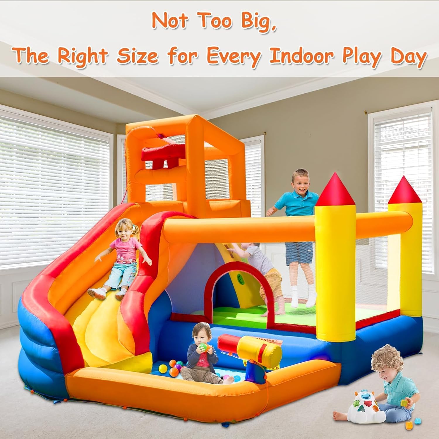 HuaKastro Inflatable Water Sli - Kids Outdoor Playhouse recension och pris