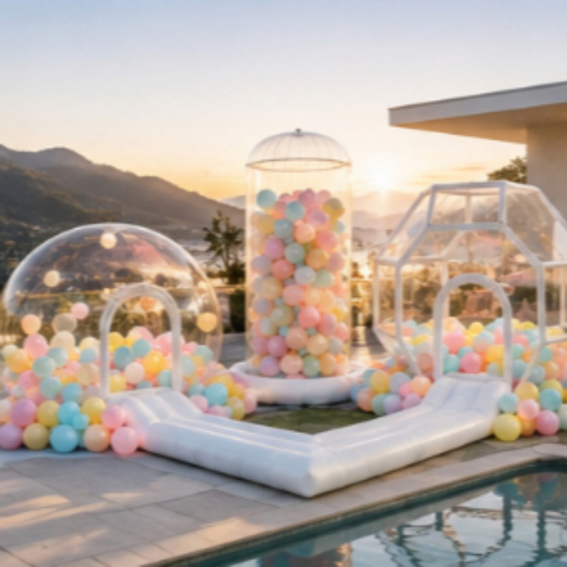Inflatable Ball Pit Tent Trans - Kids Outdoor Playhouse recension och pris