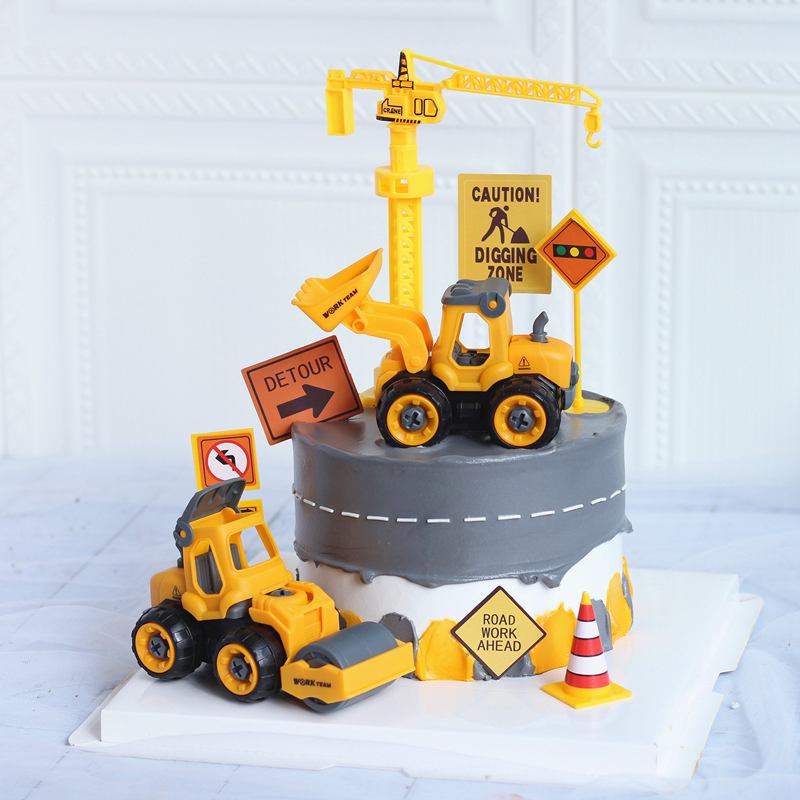 Excavator Crane Tractor Cake T - Kids Outdoor Excavator recension och pris