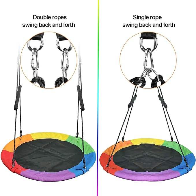 Nest Web Net Tree Swing Monkey - Kids Outdoor Nest Swing recension och pris