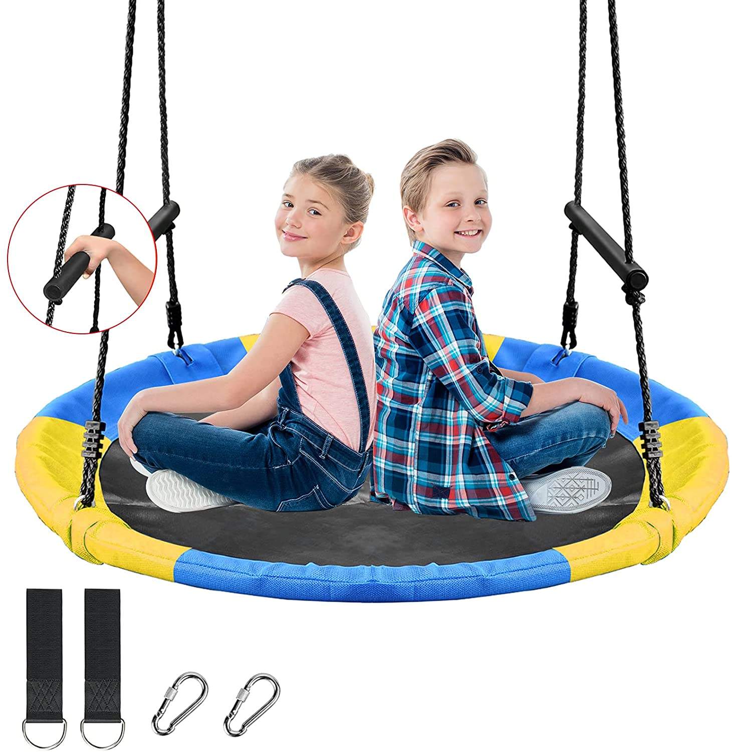Nest Web Net Tree Swing Monkey - Kids Outdoor Nest Swing recension och pris