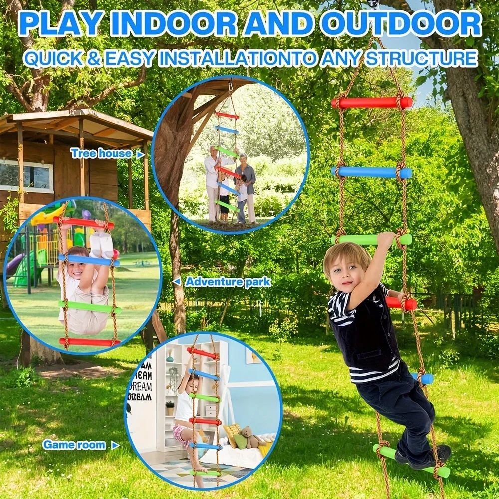 1pc Colorful Kids Climbing Lad - Kids Outdoor Ladder recension och pris