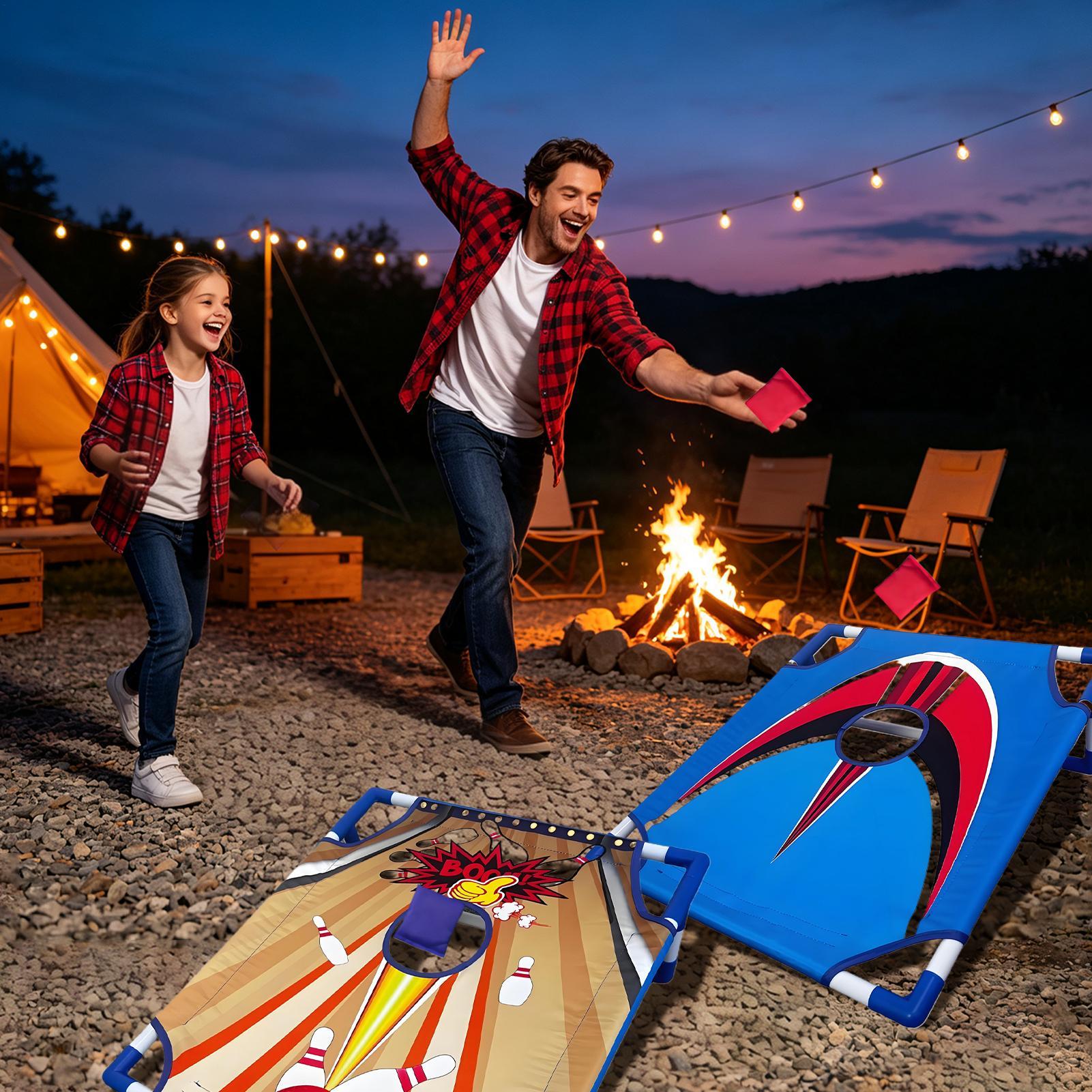 Kids Bean Bag Toss Portable Fo - Kids Outdoor Bean Bag recension och pris