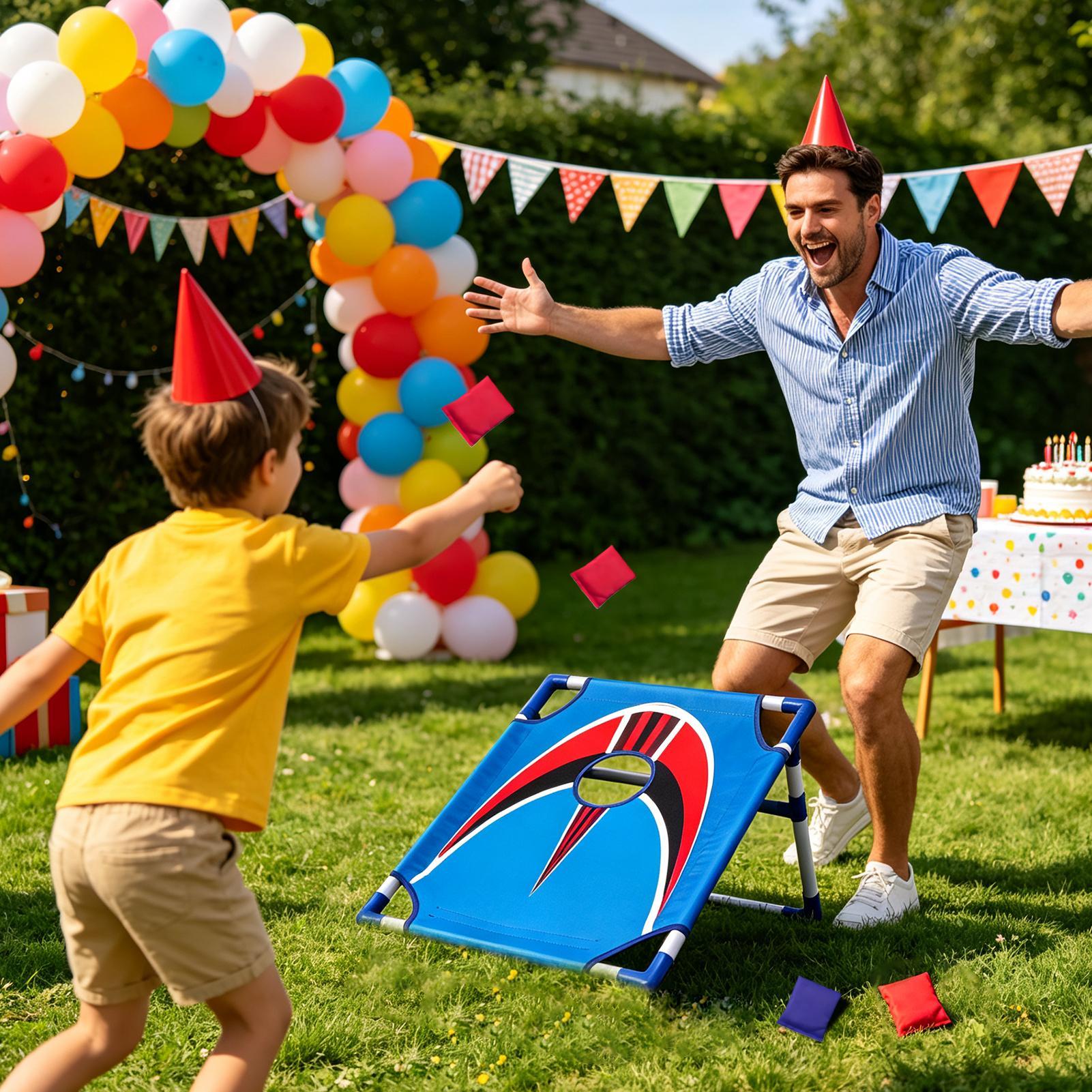 Kids Bean Bag Toss Portable Fo - Kids Outdoor Bean Bag recension och pris