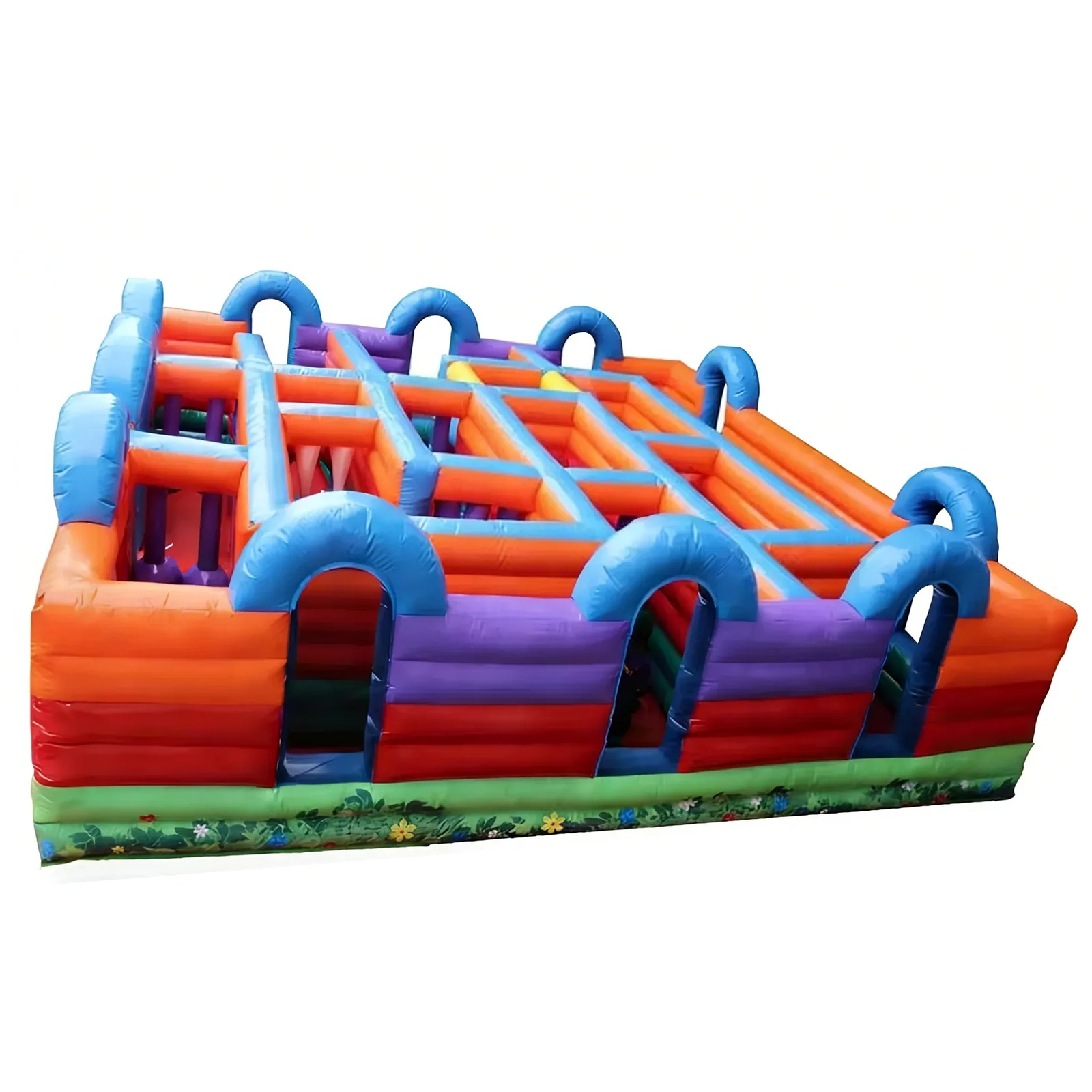 Commercial Orange Blue Obstacl - Kids Outdoor Fun recension och pris
