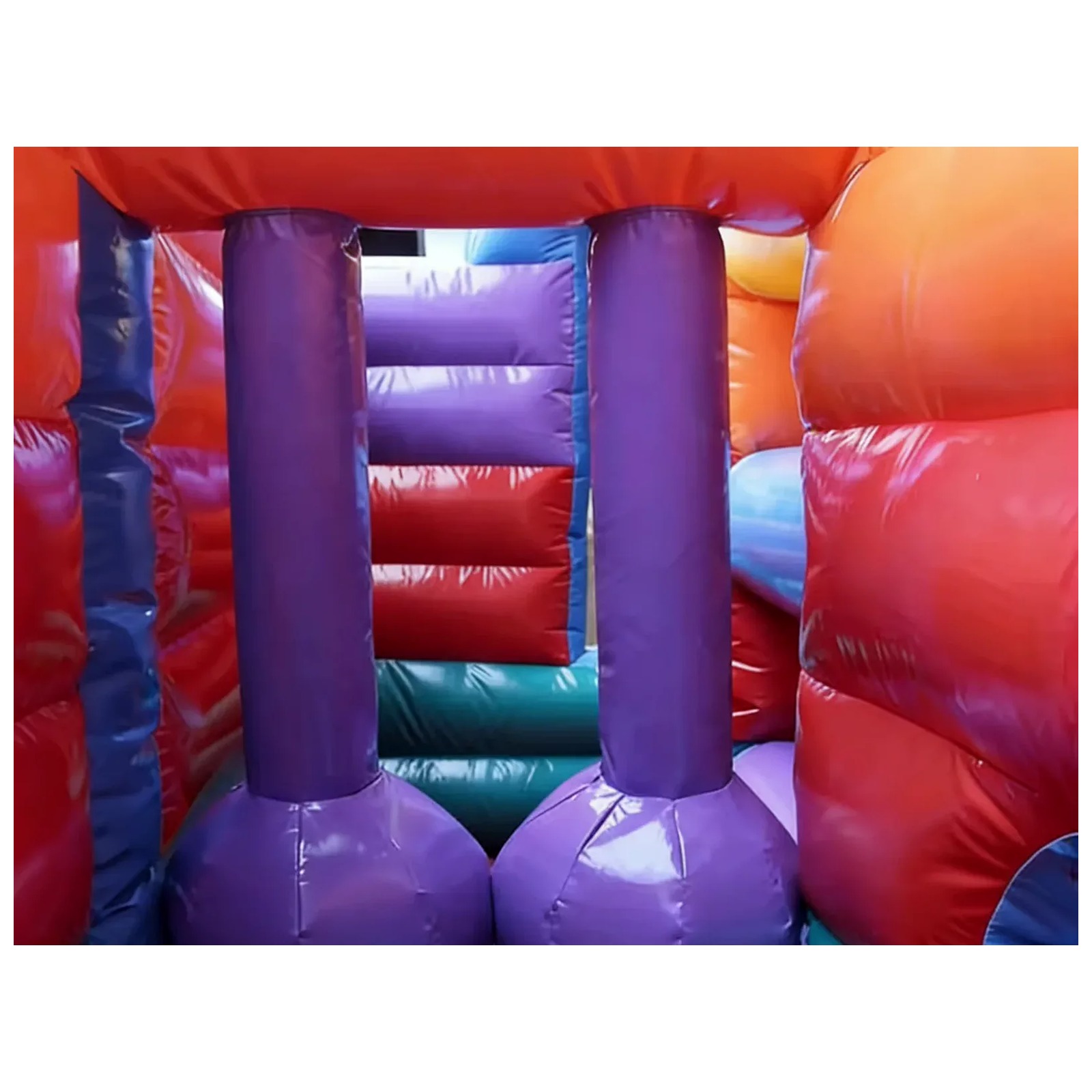 Commercial Orange Blue Obstacl - Kids Outdoor Fun recension och pris