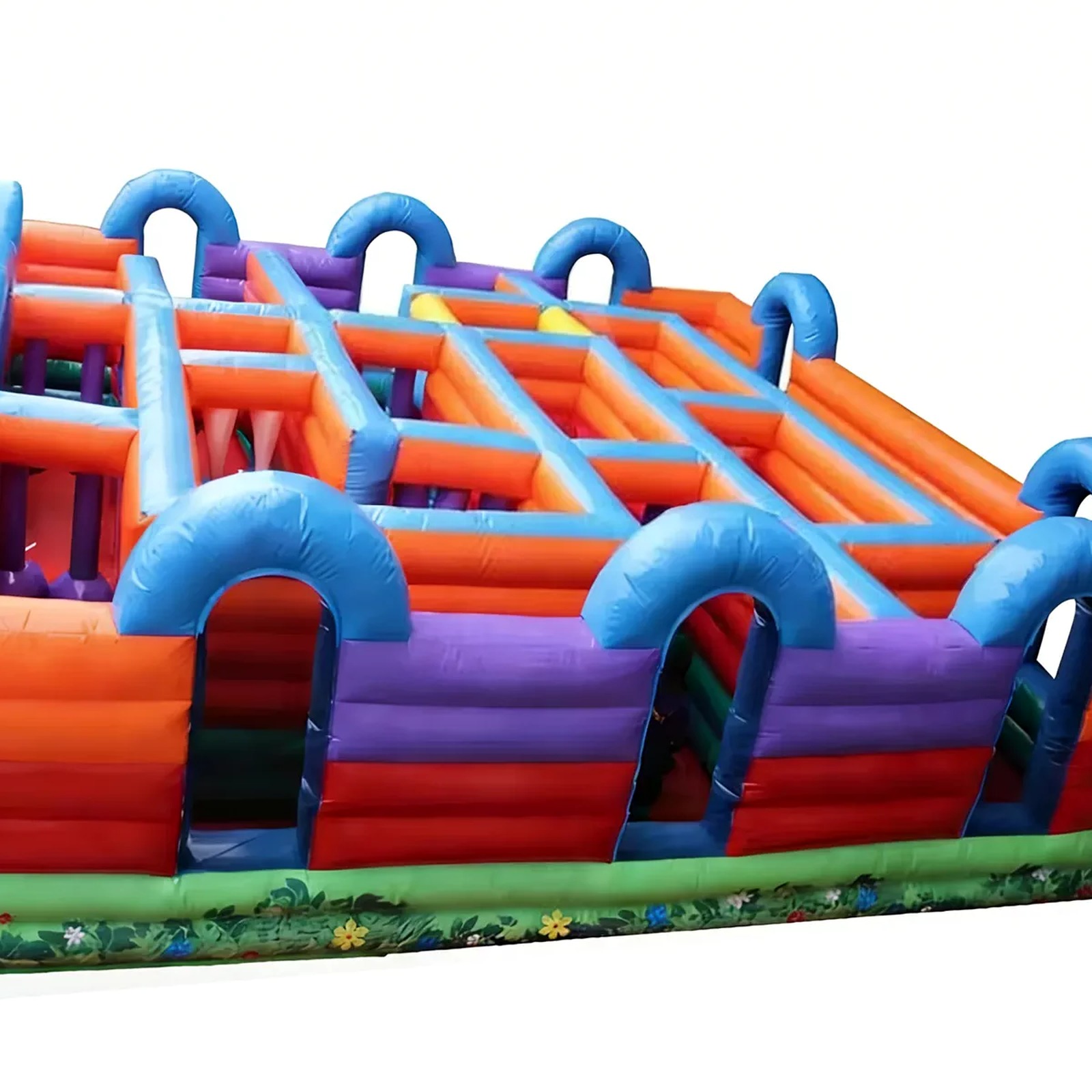 Commercial Orange Blue Obstacl - Kids Outdoor Fun recension och pris