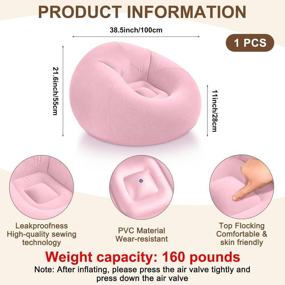 Inflatable Bean Bag Chairs, Pi - Kids Outdoor Bean Bag recension och pris