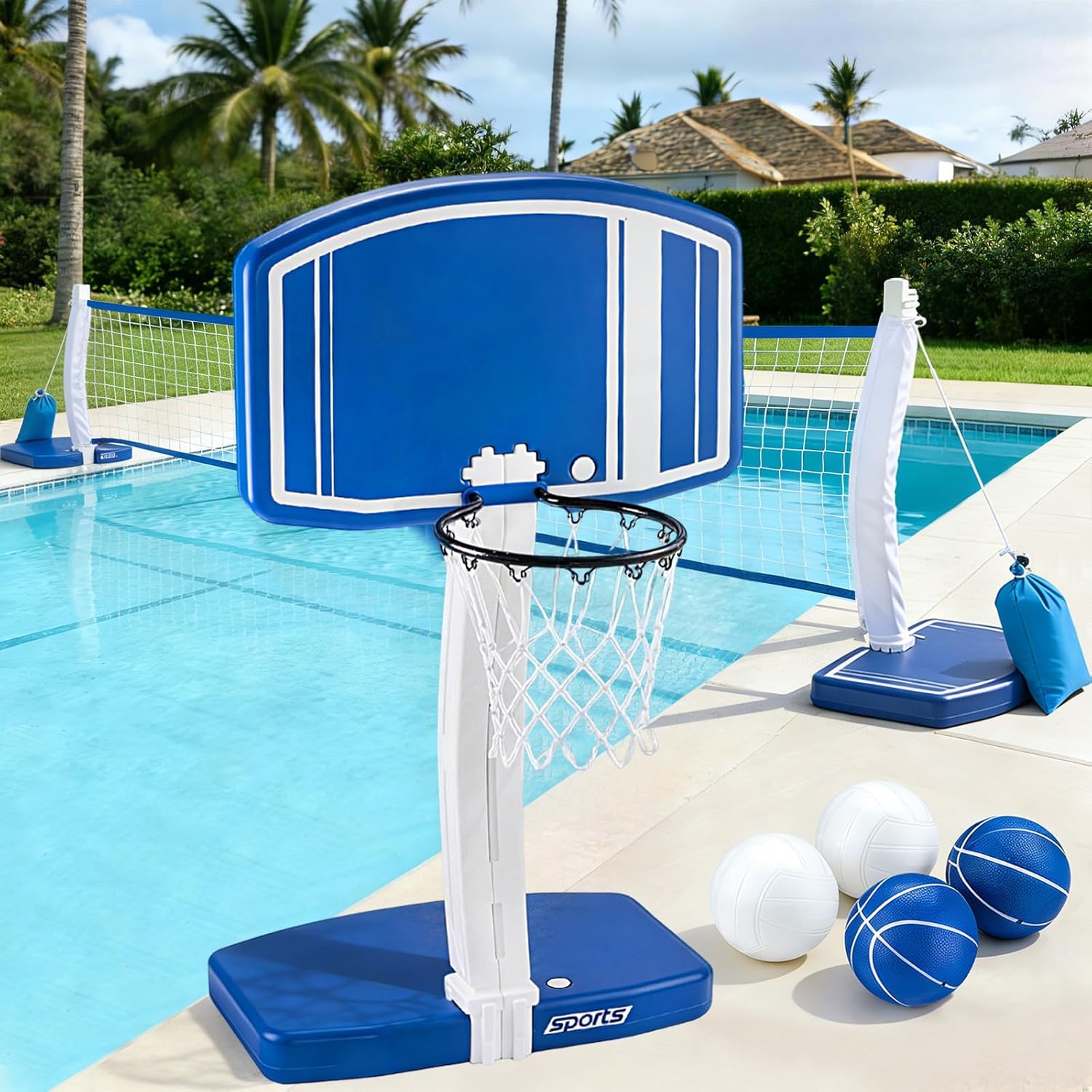 Above Ground Pool Basketball H - Kids Outdoor Fun recension och pris