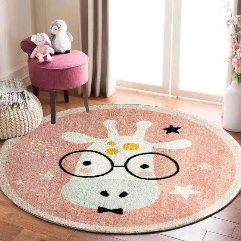 Cartoon Giraffe Round Mat Chil - Kids Outdoor Floor Cushions recension och pris