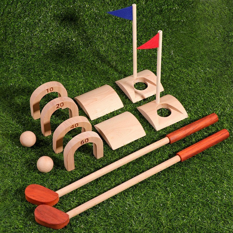 Children Golf Ball Set Wooden  - Kids Outdoor Wooden Playset recension och pris