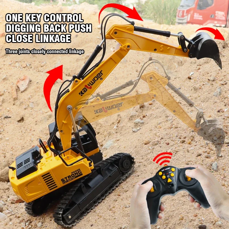 Huina Rc Excavator 1/24 9Ch Re - Kids Outdoor Excavator recension och pris