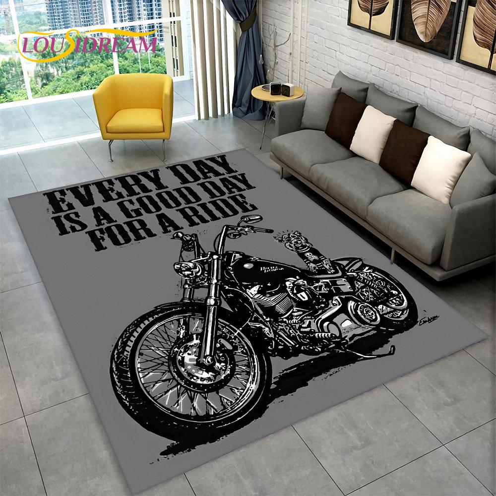 3D Retro Vintage Motorcycle Ar - Kids Outdoor Lounge recension och pris