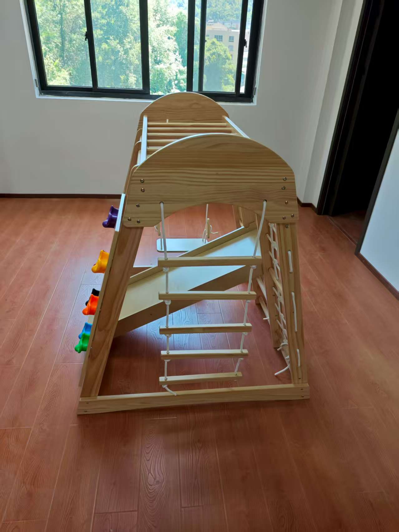 Wooden Kids Climbing Frame Lad - Kids Outdoor Climbing recension och pris