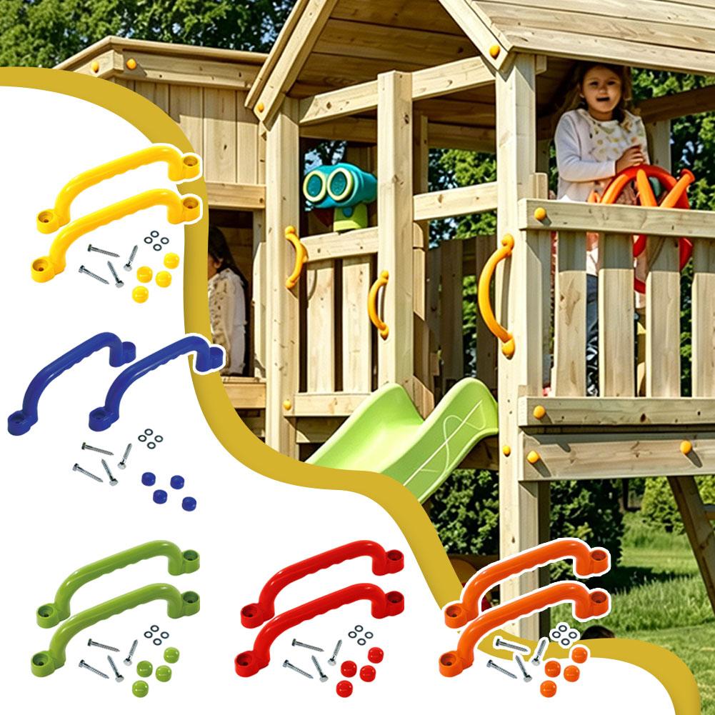 Playground Safety Handles For  - Kids Outdoor Playhouse recension och pris