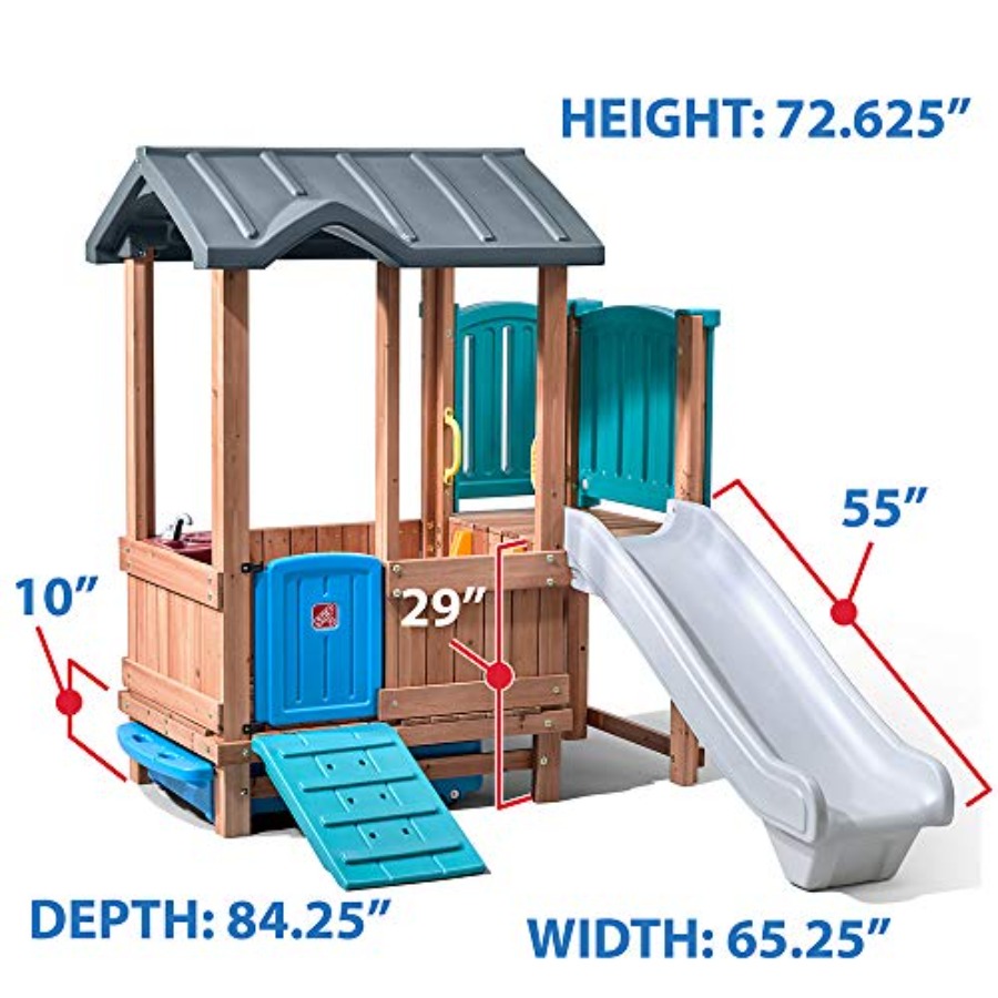 Woodland Adventure Playhouse & - Kids Outdoor Playhouse recension och pris