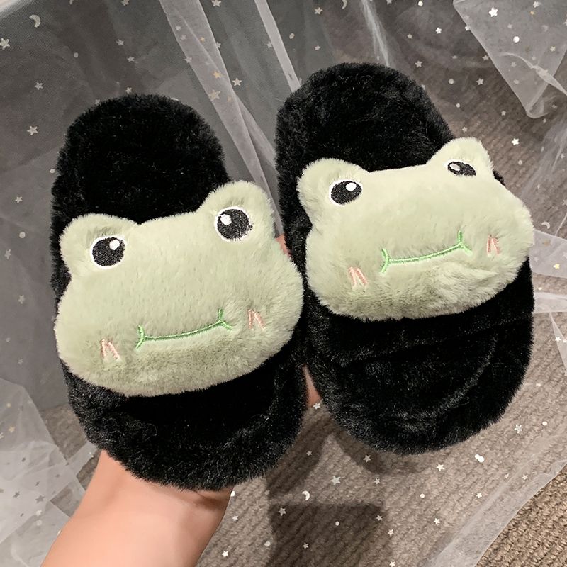 Comfortable Cute Fluffy Cartoo - Kids Indoor Outdoor Slippers recension och pris