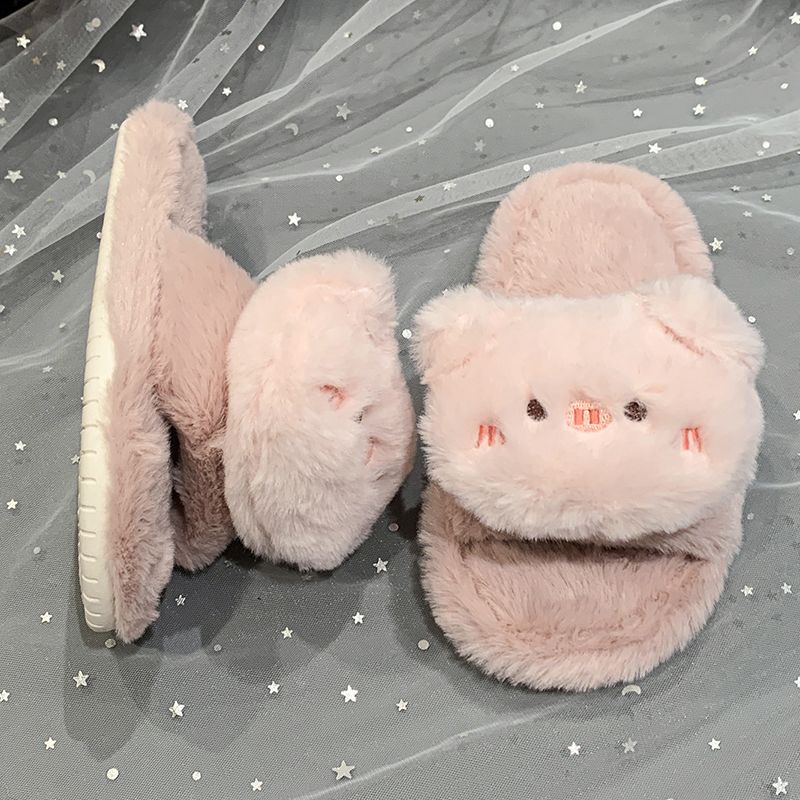 Comfortable Cute Fluffy Cartoo - Kids Indoor Outdoor Slippers recension och pris