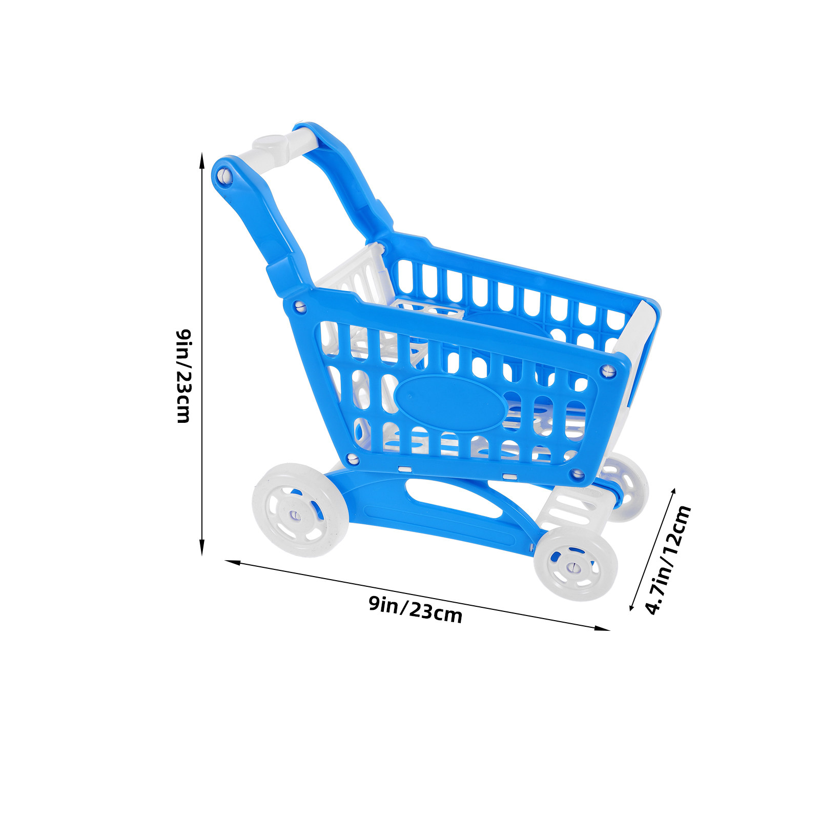 Mini Blue Shopping Cart Superm - Kids Indoor Outdoor Cart recension och pris