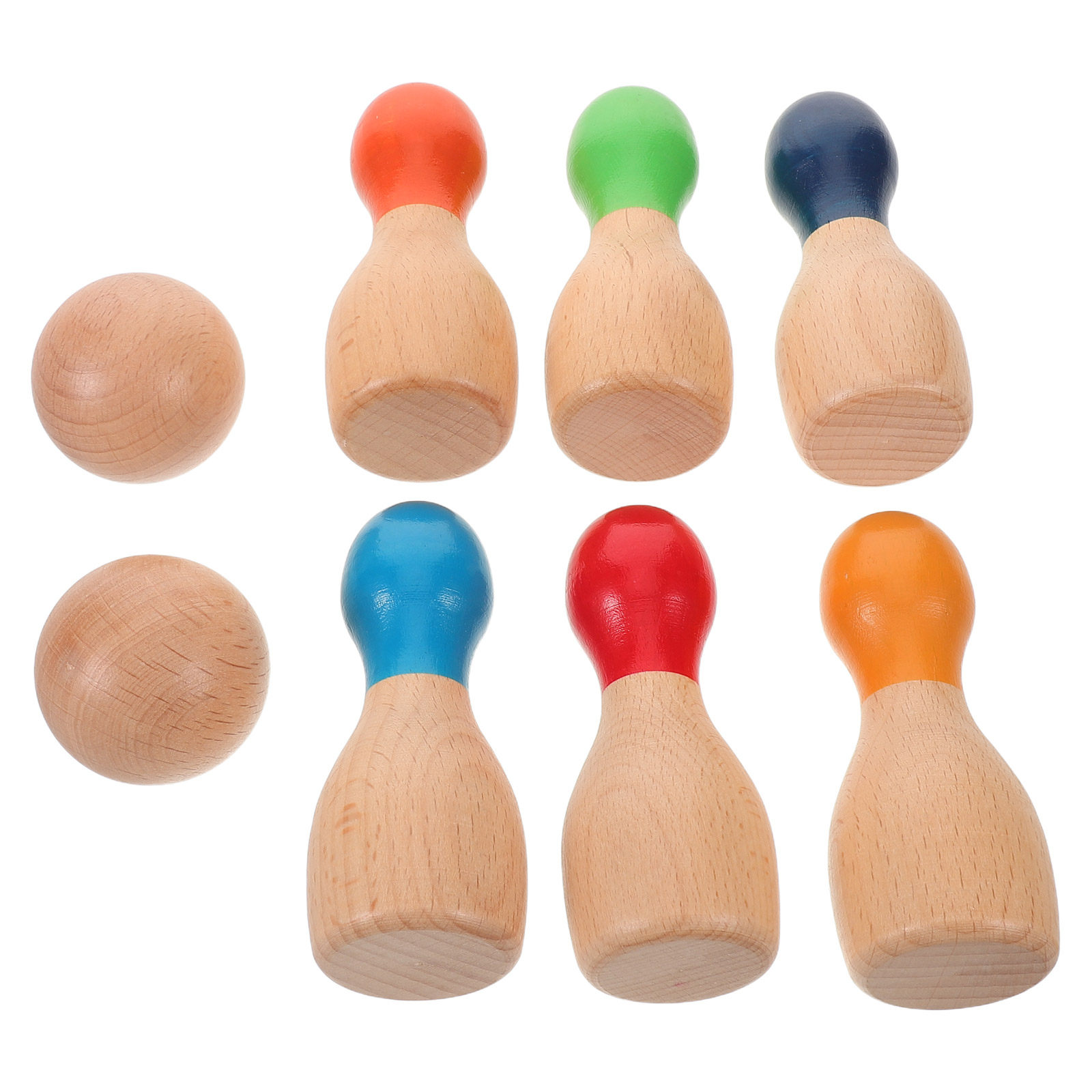 1Set Kids Wooden Rainbow Bowli - Kids Outdoor Wooden Playset recension och pris