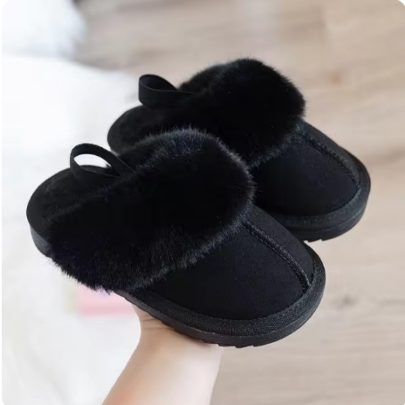 Designer Winter Children Fur S - Kids Indoor Outdoor Slippers recension och pris