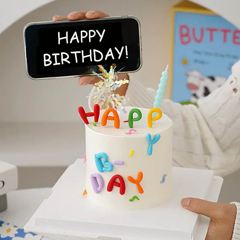 1 Set Happy Birthday Cake Topp - Kids Outdoor Merry Go Round recension och pris