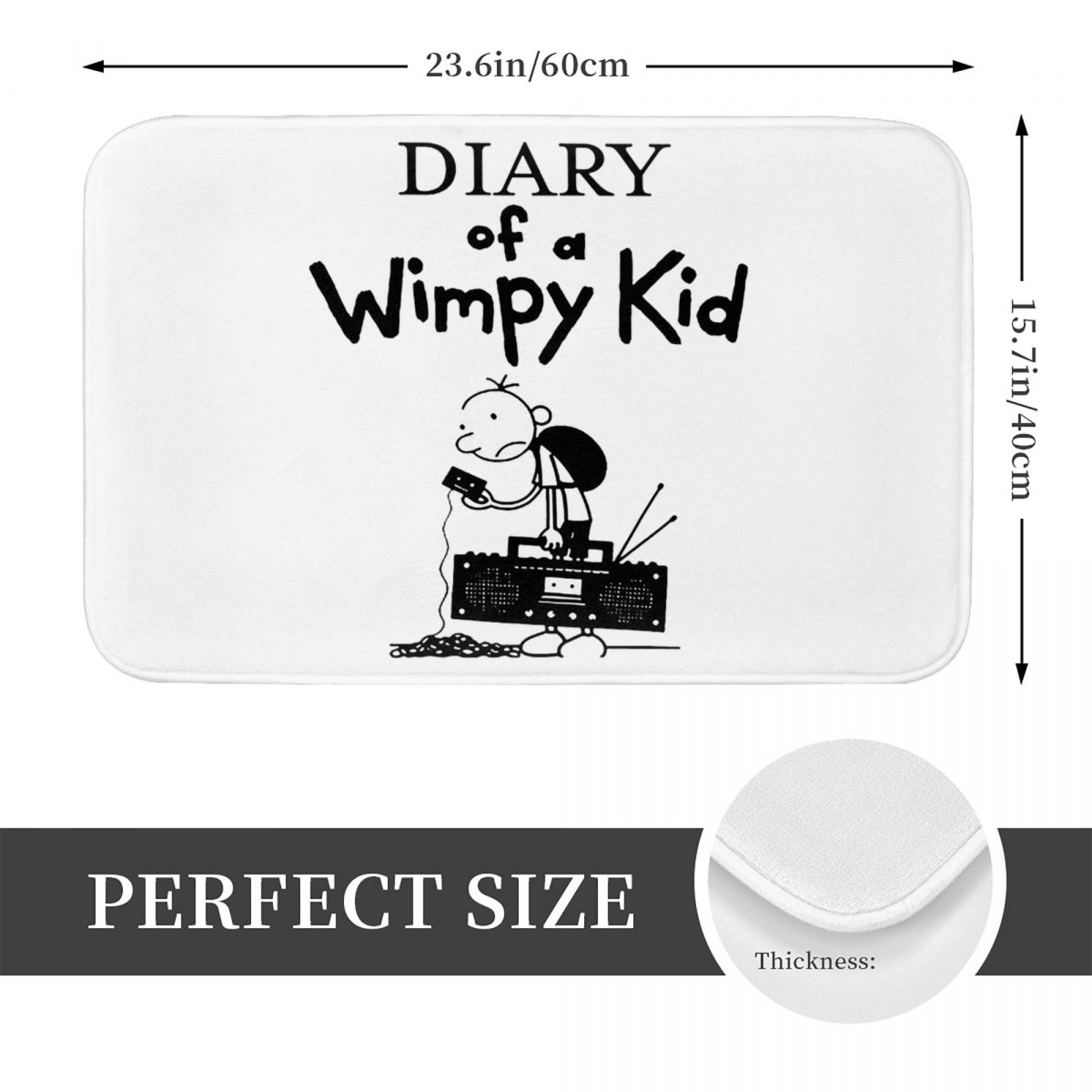 Diary Of A Wimpy Kid Anti-slip - Kids Outdoor Floor Cushions recension och pris