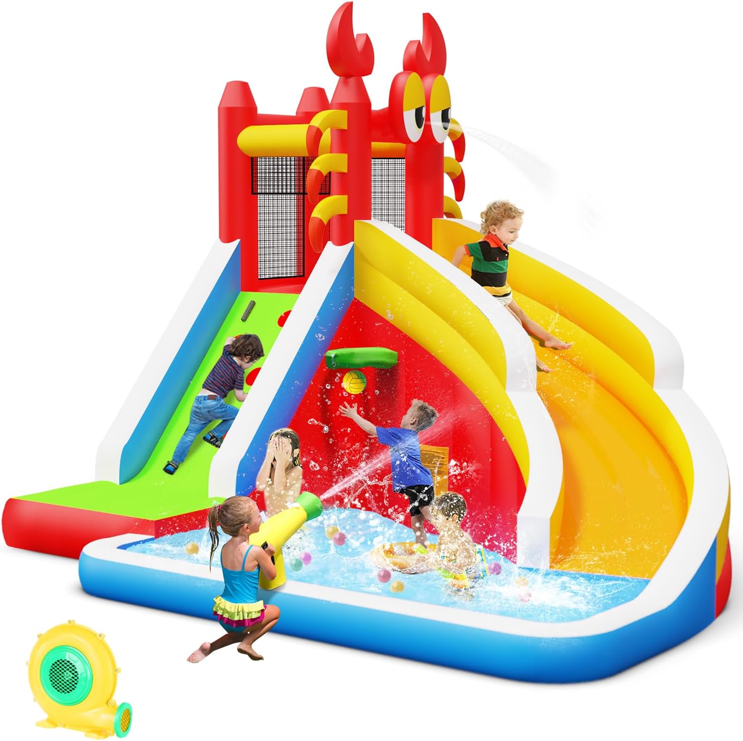 Large Inflatable Bounce House  - Kids Outdoor Climbing recension och pris