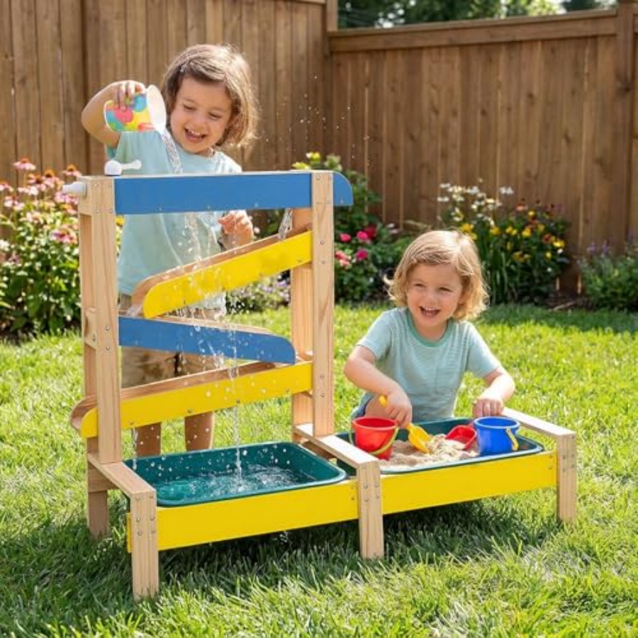 Outdoor kids activity playset  - Kids Outdoor Wooden Playset recension och pris