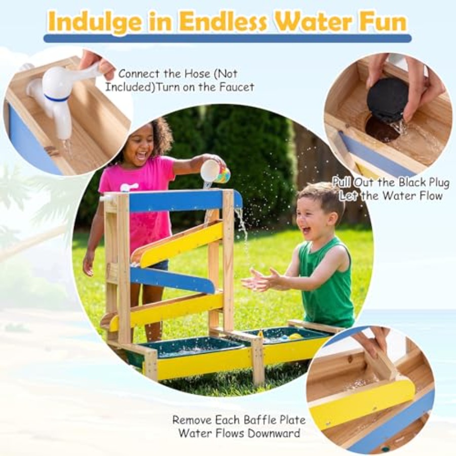 Outdoor kids activity playset  - Kids Outdoor Wooden Playset recension och pris