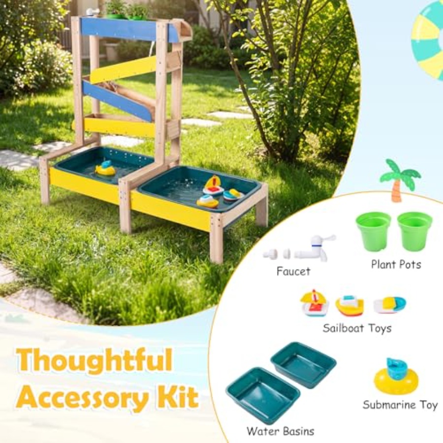 Outdoor kids activity playset  - Kids Outdoor Wooden Playset recension och pris
